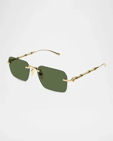Gucci Men's GG2154S-003 Metal Rectangle Sunglasses | Thumbnail 2 Gucci Men's GG2154S-003 Metal Rectangle Sunglasses | Thumbnail 2