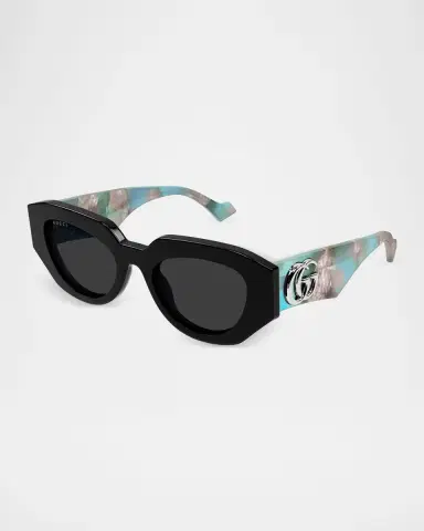 Gucci 51mm Geometric Cat-Eye Sunglasses | Thumbnail 2 Gucci 51mm Geometric Cat-Eye Sunglasses | Thumbnail 2