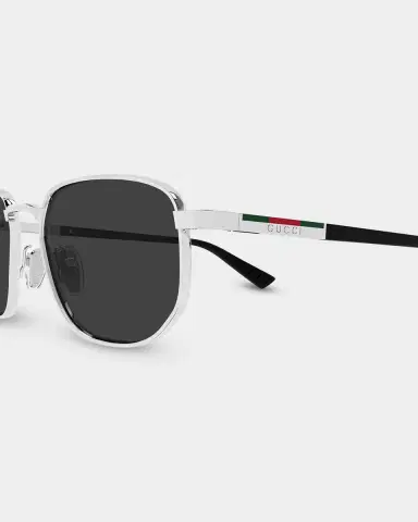 Gucci Men's GG2093S-001 Metal and Acetate Square Sunglasses | Thumbnail 3 Gucci Men's GG2093S-001 Metal and Acetate Square Sunglasses | Thumbnail 3