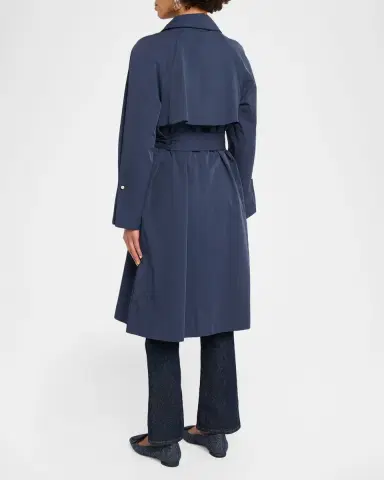 Emporio Armani Water-Repellent Trench Coat | Thumbnail 3 Emporio Armani Water-Repellent Trench Coat | Thumbnail 3