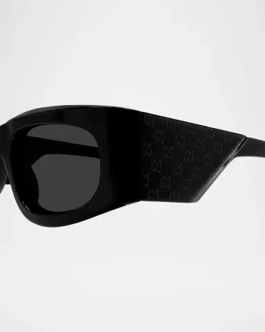 Gucci Guccissima 51mm Rectangular Sunglasses | Thumbnail 3 Gucci Guccissima 51mm Rectangular Sunglasses | Thumbnail 3