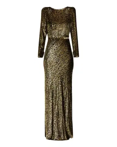 Libertine Vreeland Belted Leopard Gown | Thumbnail 1 Libertine Vreeland Belted Leopard Gown | Thumbnail 1