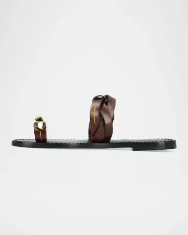 AMANU The Lagos Leather Toe-Ring Sandals | Thumbnail 3 AMANU The Lagos Leather Toe-Ring Sandals | Thumbnail 3