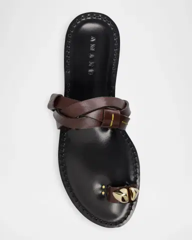 AMANU The Lagos Leather Toe-Ring Sandals | Thumbnail 6 AMANU The Lagos Leather Toe-Ring Sandals | Thumbnail 6
