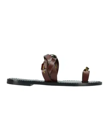AMANU The Lagos Leather Toe-Ring Sandals | Thumbnail 1 AMANU The Lagos Leather Toe-Ring Sandals | Thumbnail 1
