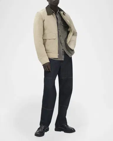 Rag & Bone Men 's Derrick Corduroy Collar Down-Filled Jacket | Thumbnail 2 Rag & Bone Men 's Derrick Corduroy Collar Down-Filled Jacket | Thumbnail 2