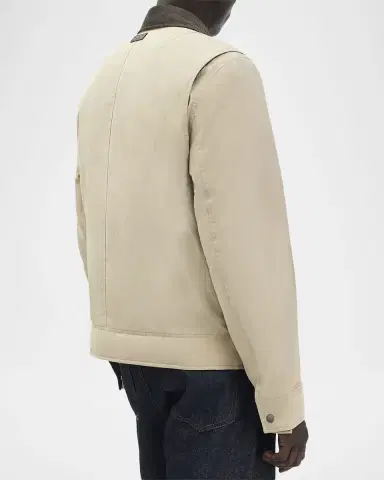 Rag & Bone Men 's Derrick Corduroy Collar Down-Filled Jacket | Thumbnail 3 Rag & Bone Men 's Derrick Corduroy Collar Down-Filled Jacket | Thumbnail 3