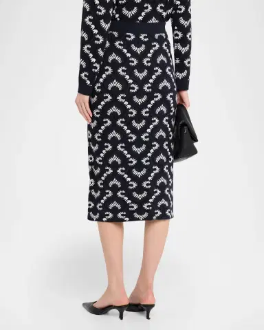 Weekend Max Mara Jacquard Knit Midi Pencil Skirt | Thumbnail 2 Weekend Max Mara Jacquard Knit Midi Pencil Skirt | Thumbnail 2