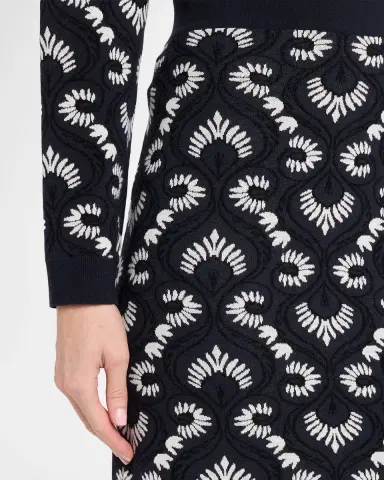 Weekend Max Mara Jacquard Knit Midi Pencil Skirt | Thumbnail 4 Weekend Max Mara Jacquard Knit Midi Pencil Skirt | Thumbnail 4