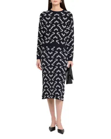 Weekend Max Mara Jacquard Knit Midi Pencil Skirt | Thumbnail 1 Weekend Max Mara Jacquard Knit Midi Pencil Skirt | Thumbnail 1