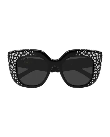 Gucci 50mm Crystal-Embellished Square Sunglasses | Thumbnail 1 Gucci 50mm Crystal-Embellished Square Sunglasses | Thumbnail 1