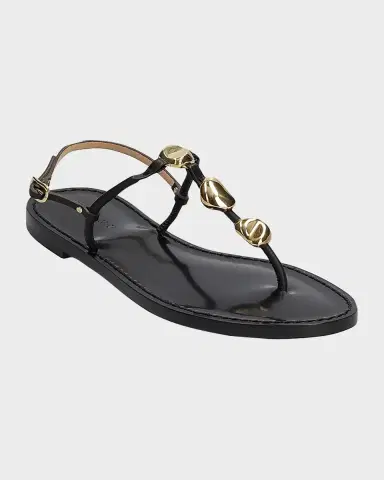 AMANU The Nairobi Leather T-Strap Sandals | Thumbnail 2 AMANU The Nairobi Leather T-Strap Sandals | Thumbnail 2