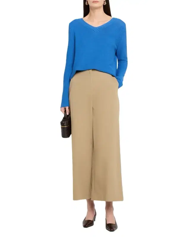 V-Neck Cotton Knit Sweater V-Neck Cotton Knit Sweater