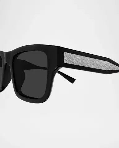 Gucci Men's GG2072SA-001 Acetate Rectangle Sunglasses | Thumbnail 3 Gucci Men's GG2072SA-001 Acetate Rectangle Sunglasses | Thumbnail 3
