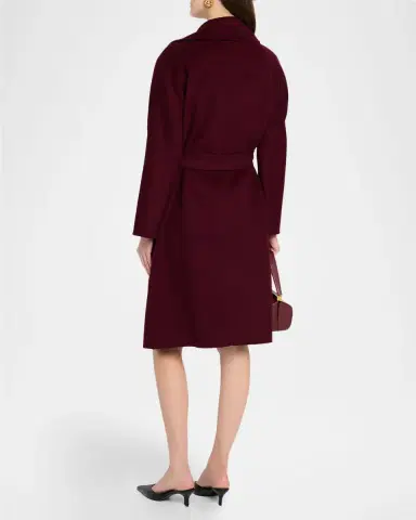 Weekend Max Mara Wrap-Front Virgin Wool Coat | Thumbnail 3 Weekend Max Mara Wrap-Front Virgin Wool Coat | Thumbnail 3