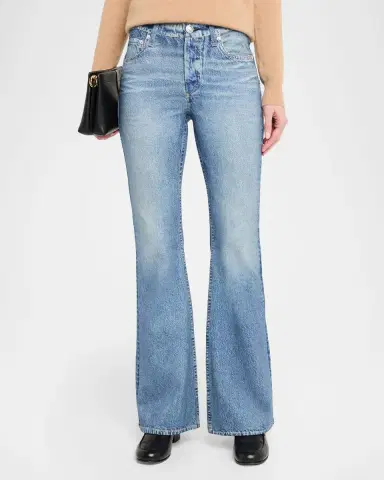 Rag & Bone rb Miramar Dahlia Ponte Flare Jeans | Thumbnail 3 Rag & Bone rb Miramar Dahlia Ponte Flare Jeans | Thumbnail 3