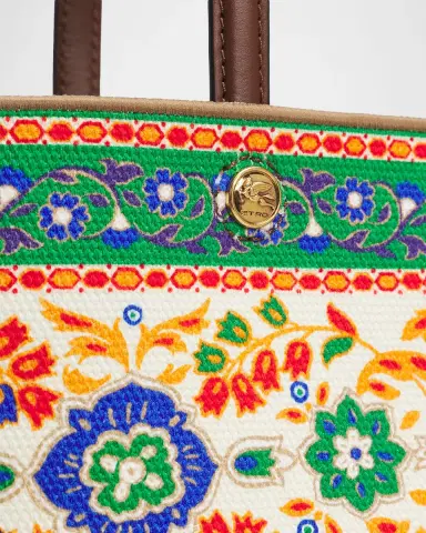 Etro Essential Medium Floral-Print Canvas Shopper Tote Bag | Thumbnail 6 Etro Essential Medium Floral-Print Canvas Shopper Tote Bag | Thumbnail 6