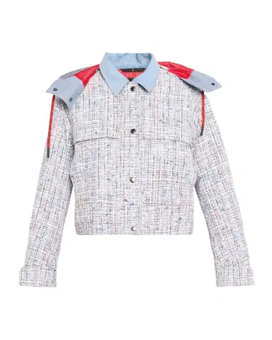 Moncler Termez Tweed Jacket with Detachable Hood | Thumbnail 1 Moncler Termez Tweed Jacket with Detachable Hood | Thumbnail 1