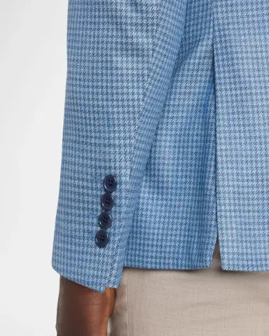 Emporio Armani Men's Micro-Check Bamboo Viscose G Line Sport Coat | Thumbnail 8 Emporio Armani Men's Micro-Check Bamboo Viscose G Line Sport Coat | Thumbnail 8