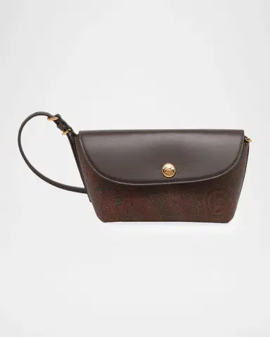 Etro Barchetta Leather & Paisley Jacquard Shoulder Bag | Thumbnail 5 Etro Barchetta Leather & Paisley Jacquard Shoulder Bag | Thumbnail 5