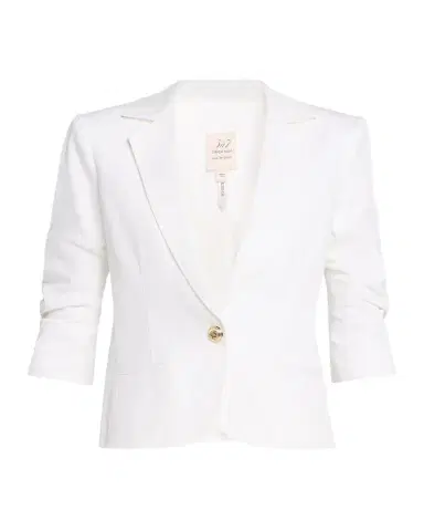 Cinq à Sept Khloe Denim Le Petit Blazer | Thumbnail 1 Cinq à Sept Khloe Denim Le Petit Blazer | Thumbnail 1