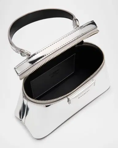 Givenchy Antigona Top-Handle Vanity Bag in Mirror-Effect Leather | Thumbnail 4 Givenchy Antigona Top-Handle Vanity Bag in Mirror-Effect Leather | Thumbnail 4