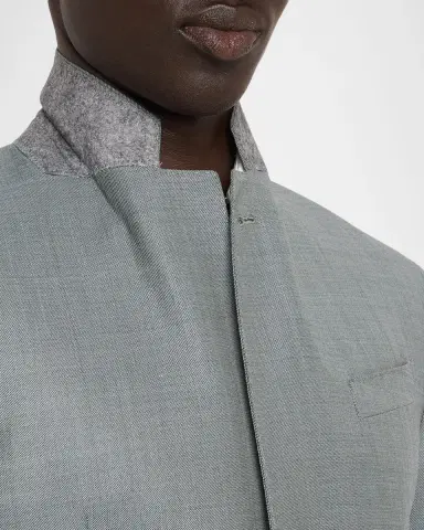 Emporio Armani Men's G Line Wool Sharkskin Two-Piece Suit | Thumbnail 8 Emporio Armani Men's G Line Wool Sharkskin Two-Piece Suit | Thumbnail 8