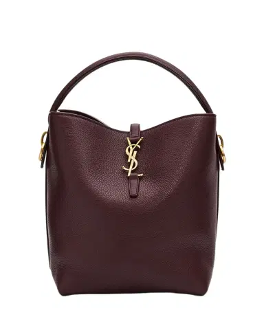 Saint Laurent Le 37 YSL Grained Leather Bucket Bag | Thumbnail 1 Saint Laurent Le 37 YSL Grained Leather Bucket Bag | Thumbnail 1