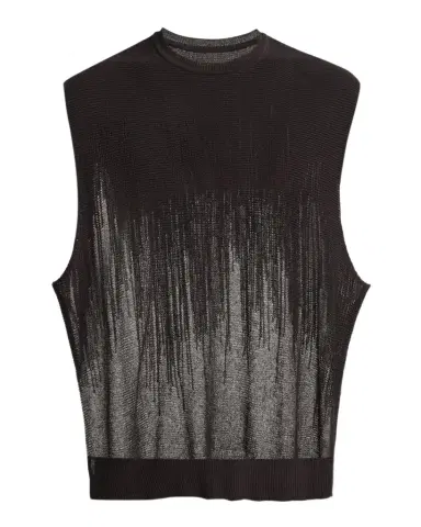 Homme Plissé Issey Miyake Men 's Sheer Knit Vest | Thumbnail 1 Homme Plissé Issey Miyake Men 's Sheer Knit Vest | Thumbnail 1