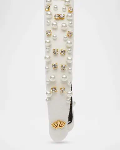 Lele Sadoughi Charlotte Faux Pearl Sprinkle Headband | Thumbnail 3 Lele Sadoughi Charlotte Faux Pearl Sprinkle Headband | Thumbnail 3