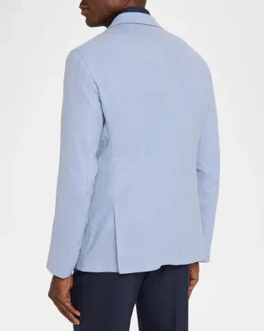 Emporio Armani Men 's Wool Textured Patch Pocket Sport Coat | Thumbnail 3 Emporio Armani Men 's Wool Textured Patch Pocket Sport Coat | Thumbnail 3