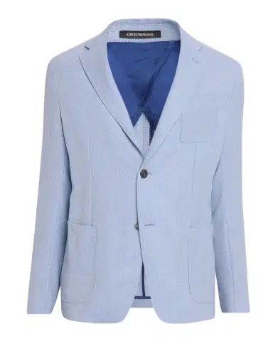 Emporio Armani Men 's Wool Textured Patch Pocket Sport Coat | Thumbnail 1 Emporio Armani Men 's Wool Textured Patch Pocket Sport Coat | Thumbnail 1