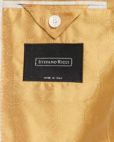 Stefano Ricci Men's Cashmere and Silk Windowpane Plaid Sport Coat | Thumbnail 5 Stefano Ricci Men's Cashmere and Silk Windowpane Plaid Sport Coat | Thumbnail 5