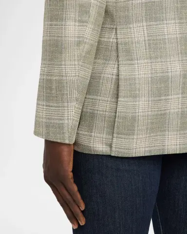 Stefano Ricci Men's Wool, Silk and Cotton Glen Plaid Sport Coat | Thumbnail 7 Stefano Ricci Men's Wool, Silk and Cotton Glen Plaid Sport Coat | Thumbnail 7