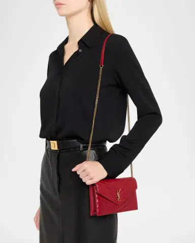 Saint Laurent Cassandre YSL Quilted Leather Crossbody | Thumbnail 2 Saint Laurent Cassandre YSL Quilted Leather Crossbody | Thumbnail 2