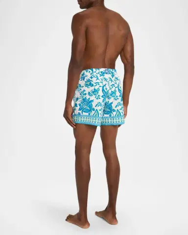Etro Men's Floral Roma-Fit Swim Trunks | Thumbnail 2 Etro Men's Floral Roma-Fit Swim Trunks | Thumbnail 2