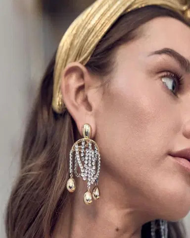 Lele Sadoughi Crystal Opulent Chandelier Earrings | Thumbnail 2 Lele Sadoughi Crystal Opulent Chandelier Earrings | Thumbnail 2