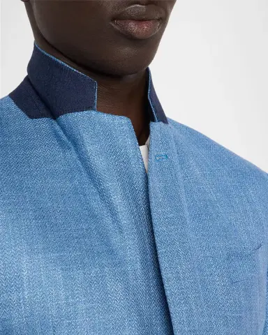 Emporio Armani Men's Bamboo Viscose G Line Sport Coat | Thumbnail 7 Emporio Armani Men's Bamboo Viscose G Line Sport Coat | Thumbnail 7