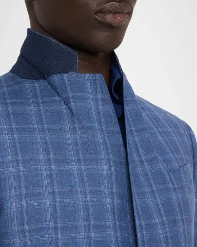 Emporio Armani Men's Plaid G Line Sport Coat | Thumbnail 7 Emporio Armani Men's Plaid G Line Sport Coat | Thumbnail 7