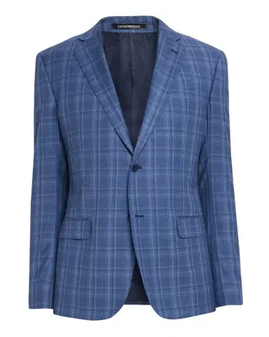 Emporio Armani Men's Plaid G Line Sport Coat | Thumbnail 1 Emporio Armani Men's Plaid G Line Sport Coat | Thumbnail 1