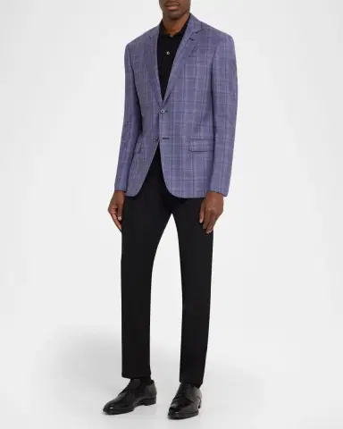Emporio Armani Windowpane Plaid Wool Sportcoat | Thumbnail 2 Emporio Armani Windowpane Plaid Wool Sportcoat | Thumbnail 2