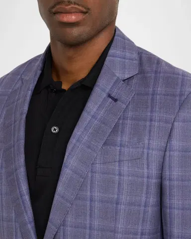 Emporio Armani Windowpane Plaid Wool Sportcoat | Thumbnail 5 Emporio Armani Windowpane Plaid Wool Sportcoat | Thumbnail 5