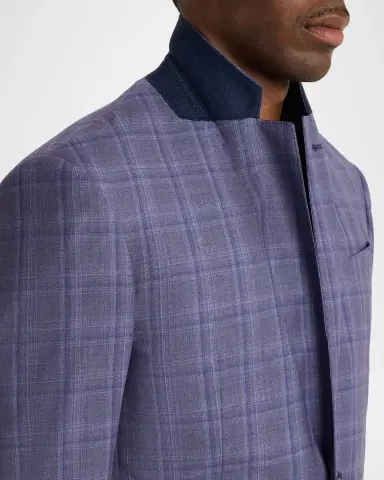 Emporio Armani Windowpane Plaid Wool Sportcoat | Thumbnail 7 Emporio Armani Windowpane Plaid Wool Sportcoat | Thumbnail 7