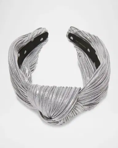 Lele Sadoughi Knotted Pleated Headband | Thumbnail 2 Lele Sadoughi Knotted Pleated Headband | Thumbnail 2