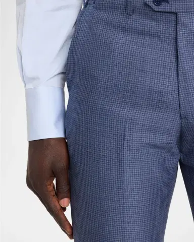 Emporio Armani Men's G Line Wool Super 130s Micro-Check Two-Piece Suit | Thumbnail 10 Emporio Armani Men's G Line Wool Super 130s Micro-Check Two-Piece Suit | Thumbnail 10