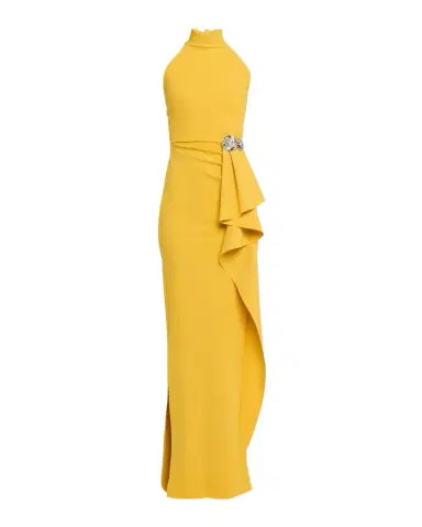 Chiara Boni La Petite Robe Gusay Draped Halter Column Gown | Thumbnail 1 Chiara Boni La Petite Robe Gusay Draped Halter Column Gown | Thumbnail 1