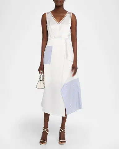 Jason Wu Collection x Robert Rauschenberg Patchwork Midi Dress | Thumbnail 2 Jason Wu Collection x Robert Rauschenberg Patchwork Midi Dress | Thumbnail 2