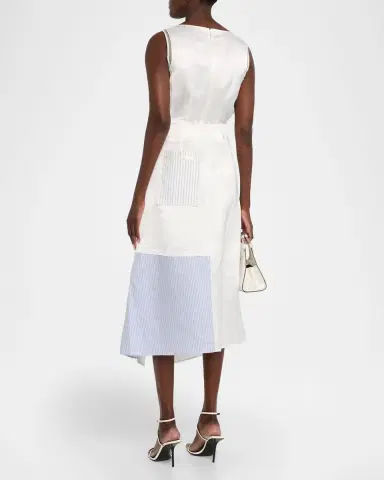 Jason Wu Collection x Robert Rauschenberg Patchwork Midi Dress | Thumbnail 3 Jason Wu Collection x Robert Rauschenberg Patchwork Midi Dress | Thumbnail 3