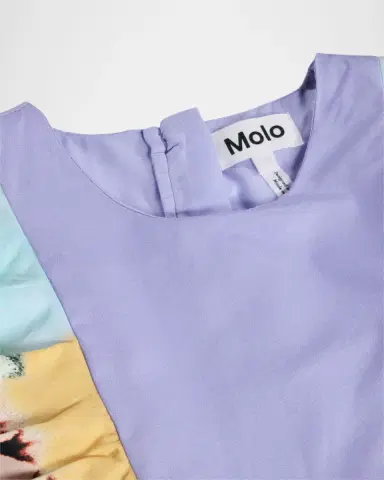 Molo Girl 's Caty Butterfly Cap-Sleeve Dress | Thumbnail 2 Molo Girl 's Caty Butterfly Cap-Sleeve Dress | Thumbnail 2