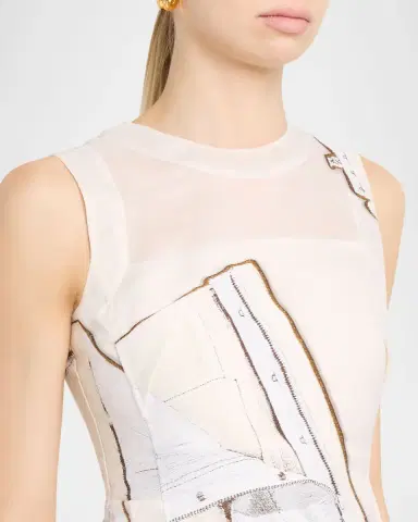 Jason Wu Collection x Robert Rauschenberg Fit-&-Flare Mini Dress | Thumbnail 4 Jason Wu Collection x Robert Rauschenberg Fit-&-Flare Mini Dress | Thumbnail 4